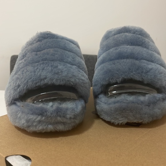 Ugg Fluff Yeah Blue Slippers - Picture 8 of 10